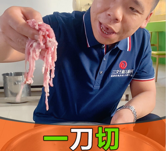 小型肉絲肉片機走高端大氣上檔次，但不忘親民化！
